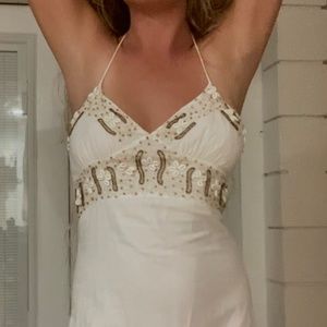 Beachy halter dress